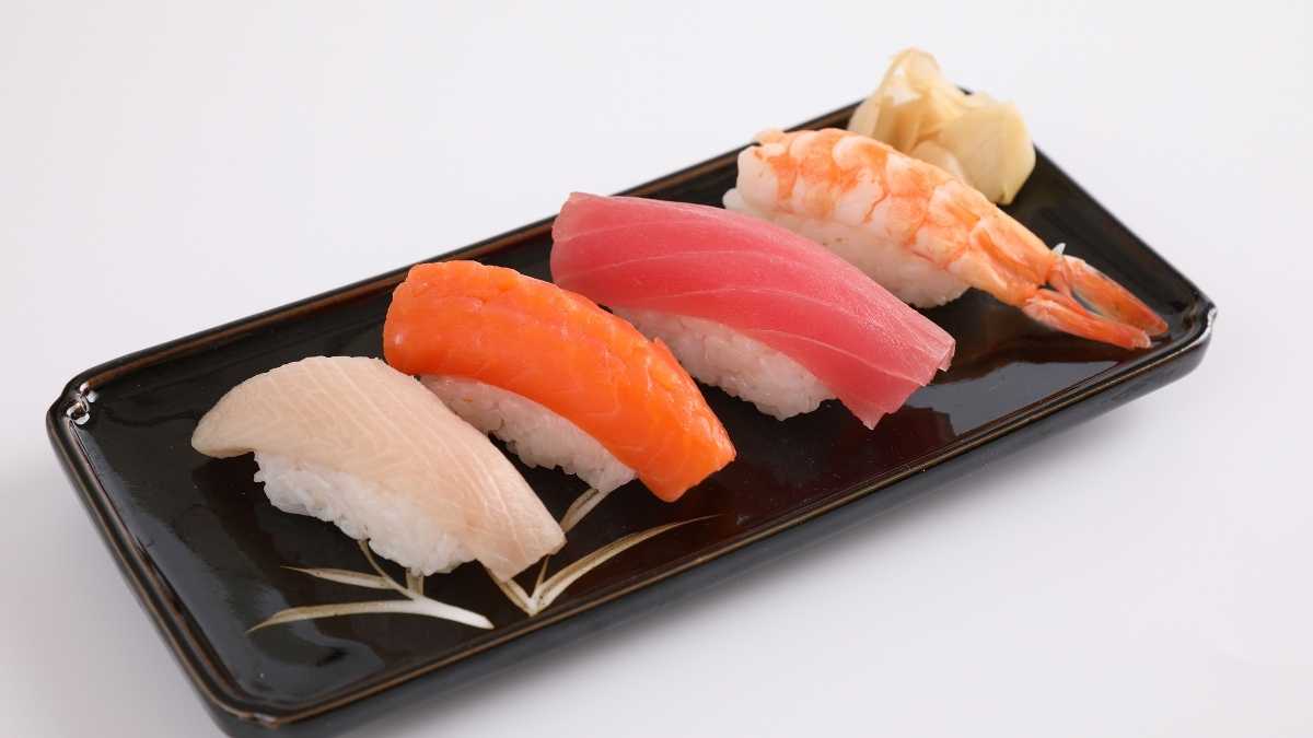 Différentes variétés de sushis