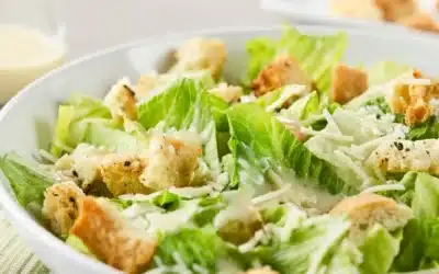 Recette de salade César IG bas : délicieuse et équilibrée